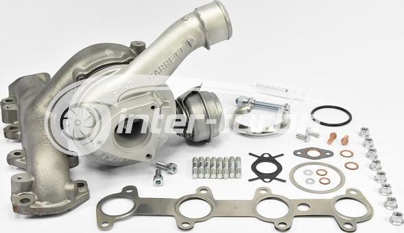 INTER-TURBO IT-760822 - Турбина, компрессор autospares.lv