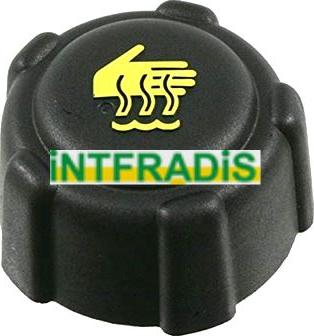 INTFRADIS 50.88BL - Крышка, резервуар охлаждающей жидкости autospares.lv