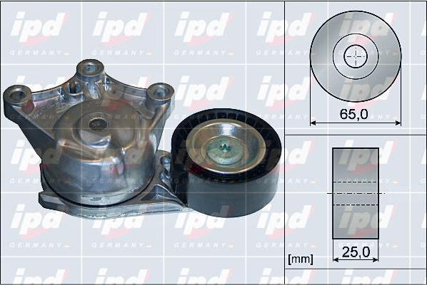 IPD 15-4069 - Натяжитель, поликлиновый ремень autospares.lv