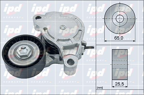 IPD 15-4154 - Натяжитель, поликлиновый ремень autospares.lv