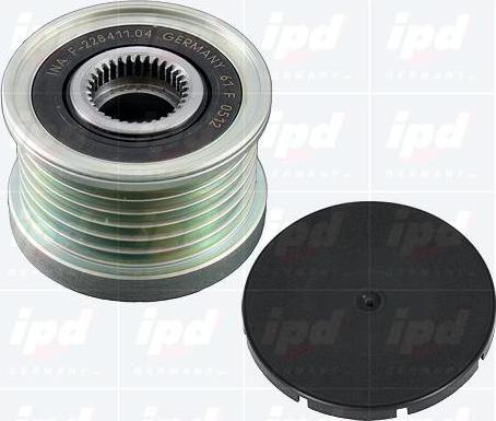 IPD 15-3196 - Шкив генератора, муфта autospares.lv