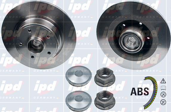 IPD 34-2036 - Тормозной диск autospares.lv