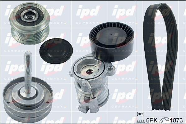 IPD 20-1900 - Поликлиновый ременный комплект autospares.lv