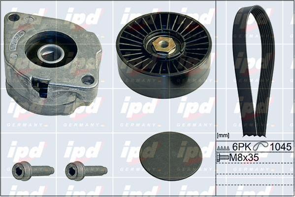 IPD 20-1901 - Поликлиновый ременный комплект autospares.lv