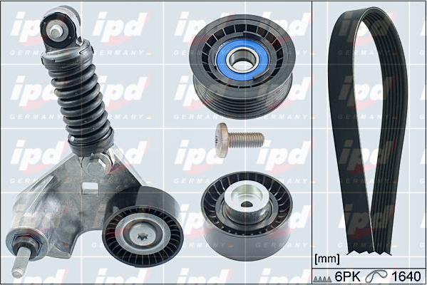 IPD 20-1902 - Поликлиновый ременный комплект autospares.lv