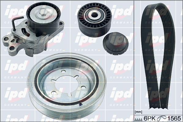 IPD 20-1859 - Поликлиновый ременный комплект autospares.lv