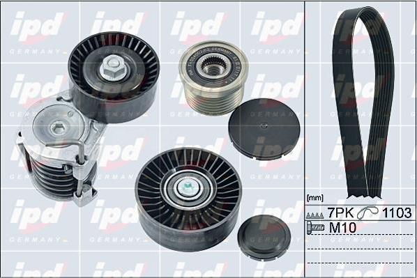 IPD 20-1864 - Поликлиновый ременный комплект autospares.lv