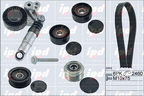 IPD 20-1875 - Поликлиновый ременный комплект autospares.lv