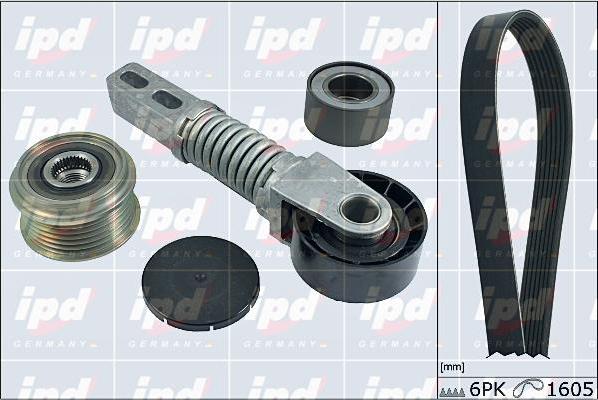 IPD 20-1873 - Поликлиновый ременный комплект autospares.lv