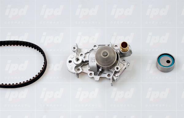 IPD K62006 - Водяной насос + комплект зубчатого ремня ГРМ autospares.lv