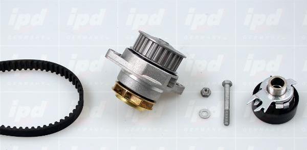 IPD K62021 - Водяной насос + комплект зубчатого ремня ГРМ autospares.lv