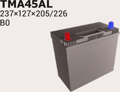 IPSA TMA45AL - Стартерная аккумуляторная батарея, АКБ autospares.lv