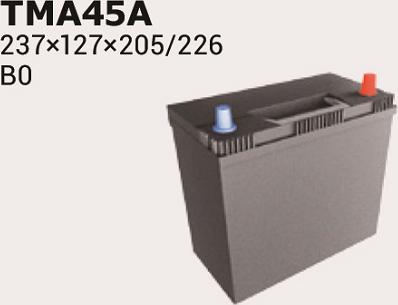 IPSA TMA45A - Стартерная аккумуляторная батарея, АКБ autospares.lv
