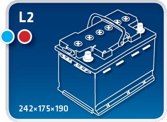 IPSA TME55 - Стартерная аккумуляторная батарея, АКБ autospares.lv