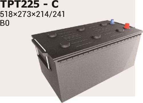 IPSA TPT225 - Стартерная аккумуляторная батарея, АКБ autospares.lv