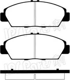 IPS Parts IBD-1441 - Тормозные колодки, дисковые, комплект autospares.lv