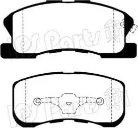 IPS Parts IBD-1615 - Тормозные колодки, дисковые, комплект autospares.lv