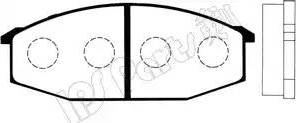 IPS Parts IBD-1103 - Тормозные колодки, дисковые, комплект autospares.lv