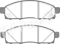 IPS Parts IBD-1107 - Тормозные колодки, дисковые, комплект autospares.lv