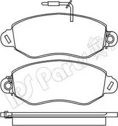 IPS Parts IBD-1110 - Тормозные колодки, дисковые, комплект autospares.lv