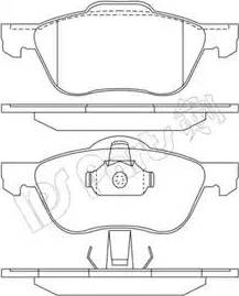 IPS Parts IBD-1174 - Тормозные колодки, дисковые, комплект autospares.lv