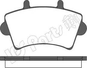 IPS Parts IBD-1171 - Тормозные колодки, дисковые, комплект autospares.lv