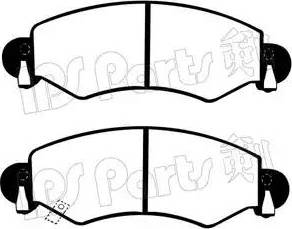 IPS Parts IBD-1885 - Тормозные колодки, дисковые, комплект autospares.lv