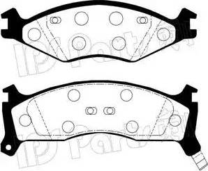 IPS Parts IBD-1392 - Тормозные колодки, дисковые, комплект autospares.lv