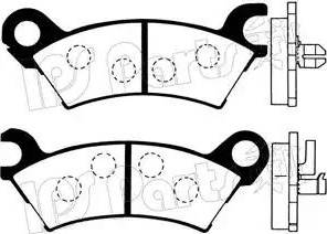 IPS Parts IBD-1303 - Тормозные колодки, дисковые, комплект autospares.lv