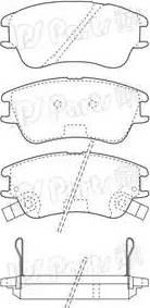 IPS Parts IBD-1H15 - Тормозные колодки, дисковые, комплект autospares.lv