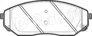 IPS Parts IBD-1K08 - Тормозные колодки, дисковые, комплект autospares.lv