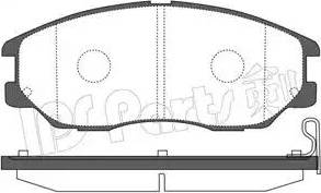 IPS Parts IBD-1K16 - Тормозные колодки, дисковые, комплект autospares.lv