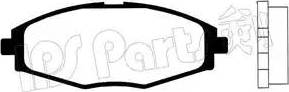IPS Parts IBD-1W04 - Тормозные колодки, дисковые, комплект autospares.lv