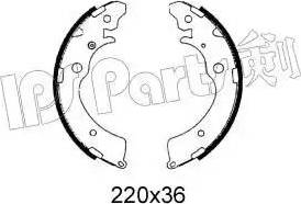 IPS Parts IBL-4411 - Тормозные башмаки, барабанные autospares.lv