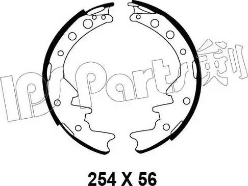 IPS Parts IBL-4233 - Тормозные башмаки, барабанные autospares.lv