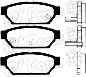 IPS Parts IBR-1504 - Тормозные колодки, дисковые, комплект autospares.lv