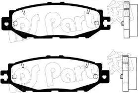 IPS Parts IBR-1295 - Тормозные колодки, дисковые, комплект autospares.lv