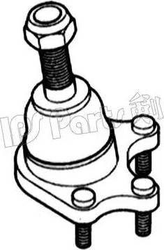 IPS Parts IJO-10227 - Шаровая опора, несущий / направляющий шарнир autospares.lv