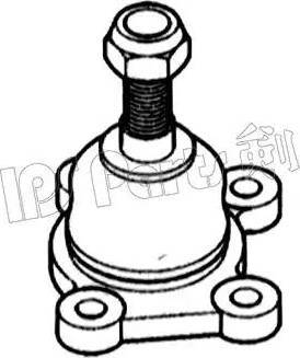 IPS Parts IJU-10295 - Шаровая опора, несущий / направляющий шарнир autospares.lv