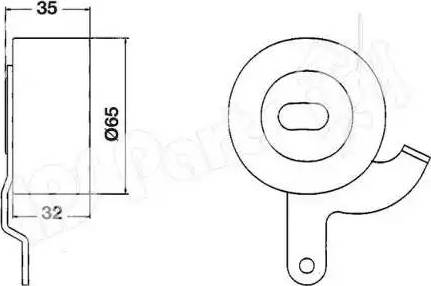 IPS Parts ITB-6405 - Натяжитель, ремень ГРМ autospares.lv