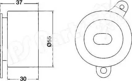 IPS Parts ITB-6415 - Натяжитель, ремень ГРМ autospares.lv