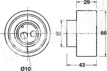 IPS Parts ITB-6103 - Натяжитель, ремень ГРМ autospares.lv