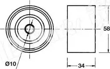 IPS Parts ITB-6320 - Натяжитель, ремень ГРМ autospares.lv