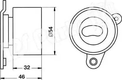 IPS Parts ITB-6243 - Натяжитель, ремень ГРМ autospares.lv