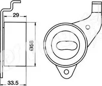 IPS Parts ITB-6251 - Натяжитель, ремень ГРМ autospares.lv