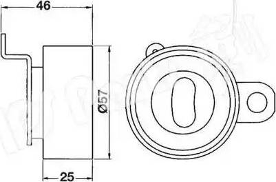 IPS Parts ITB-6226 - Натяжитель, ремень ГРМ autospares.lv