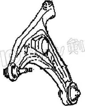 IPS Parts ITR-102227 - Рычаг подвески колеса autospares.lv