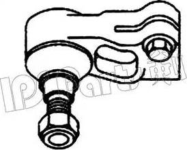 IPS Parts ITR-10D51L - Наконечник рулевой тяги, шарнир autospares.lv