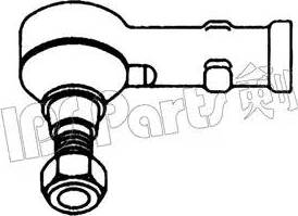 IPS Parts ITR-10H95 - Наконечник рулевой тяги, шарнир autospares.lv