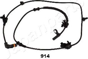 Japanparts ABS-914 - Датчик ABS, частота вращения колеса autospares.lv